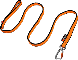 CORREA NON-STOP BUNGLEE LEASH NEGRO NARANJA