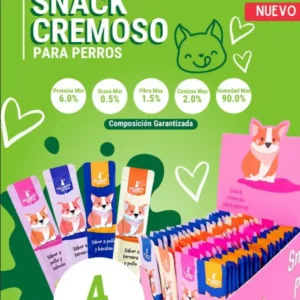 Snack cremoso para perros